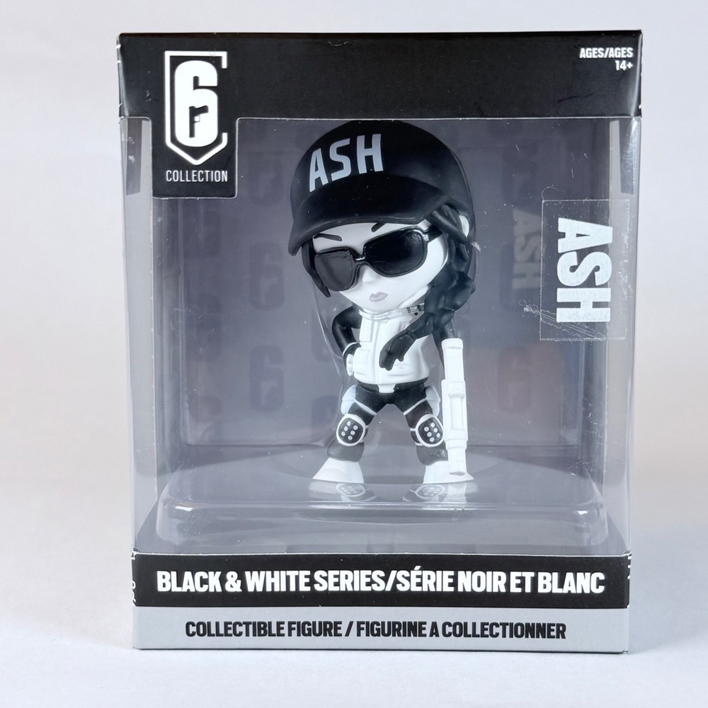 Ubisoft Rainbow Six Siege Ash Black White Collectible Figure 6 Collection Series